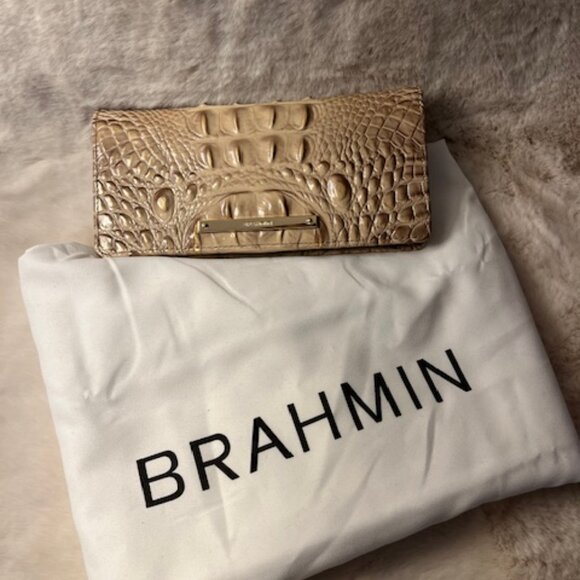 Brahmin - Melbourne Melinda Bucket Bag & Ady Wallet - Ombre Taupe - Picture 7 of 7